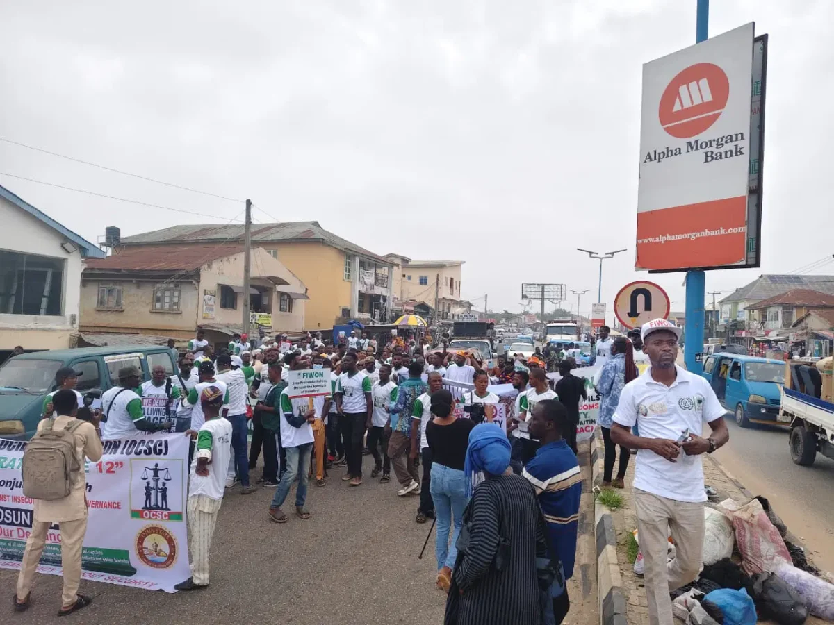 June 12: Civil Society Coalition Protests Insecurity in Osun, Demands Urgent Action