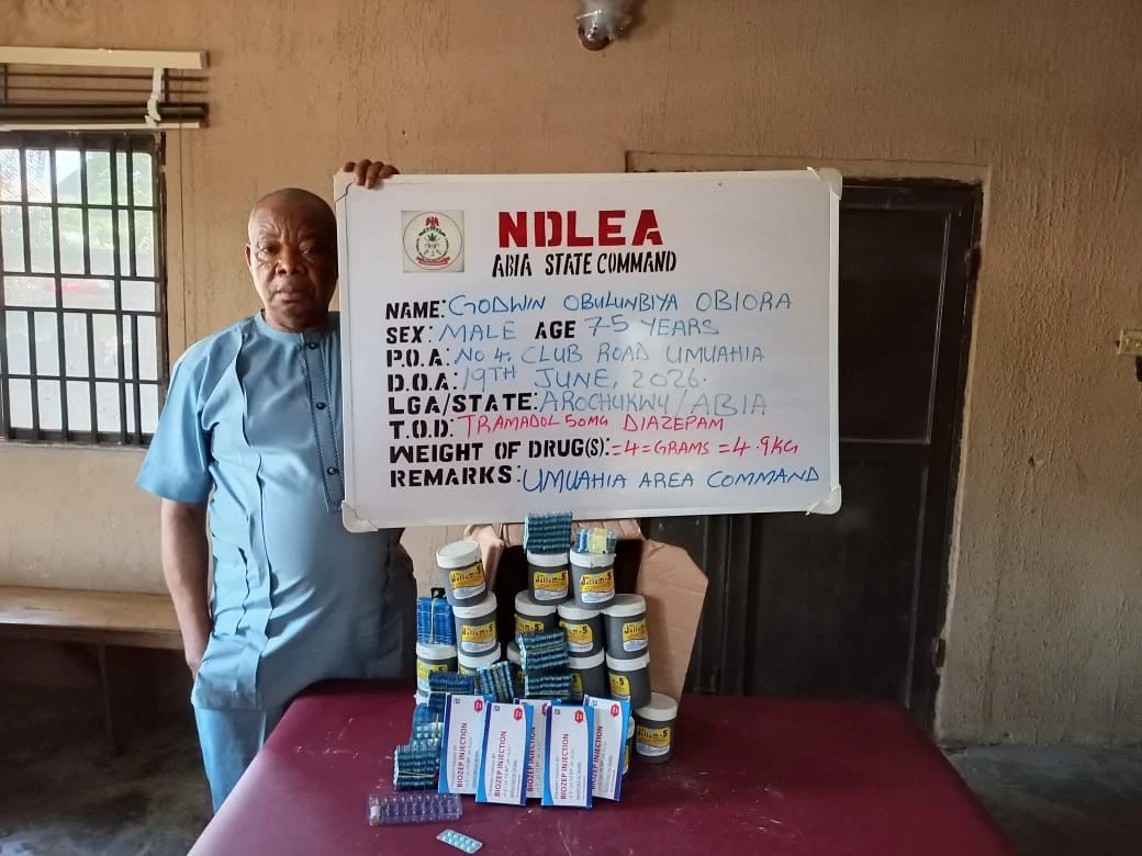 NDLEA Arrests Two Grandfathers for Allegedly Selling Drugs to Students in Abia