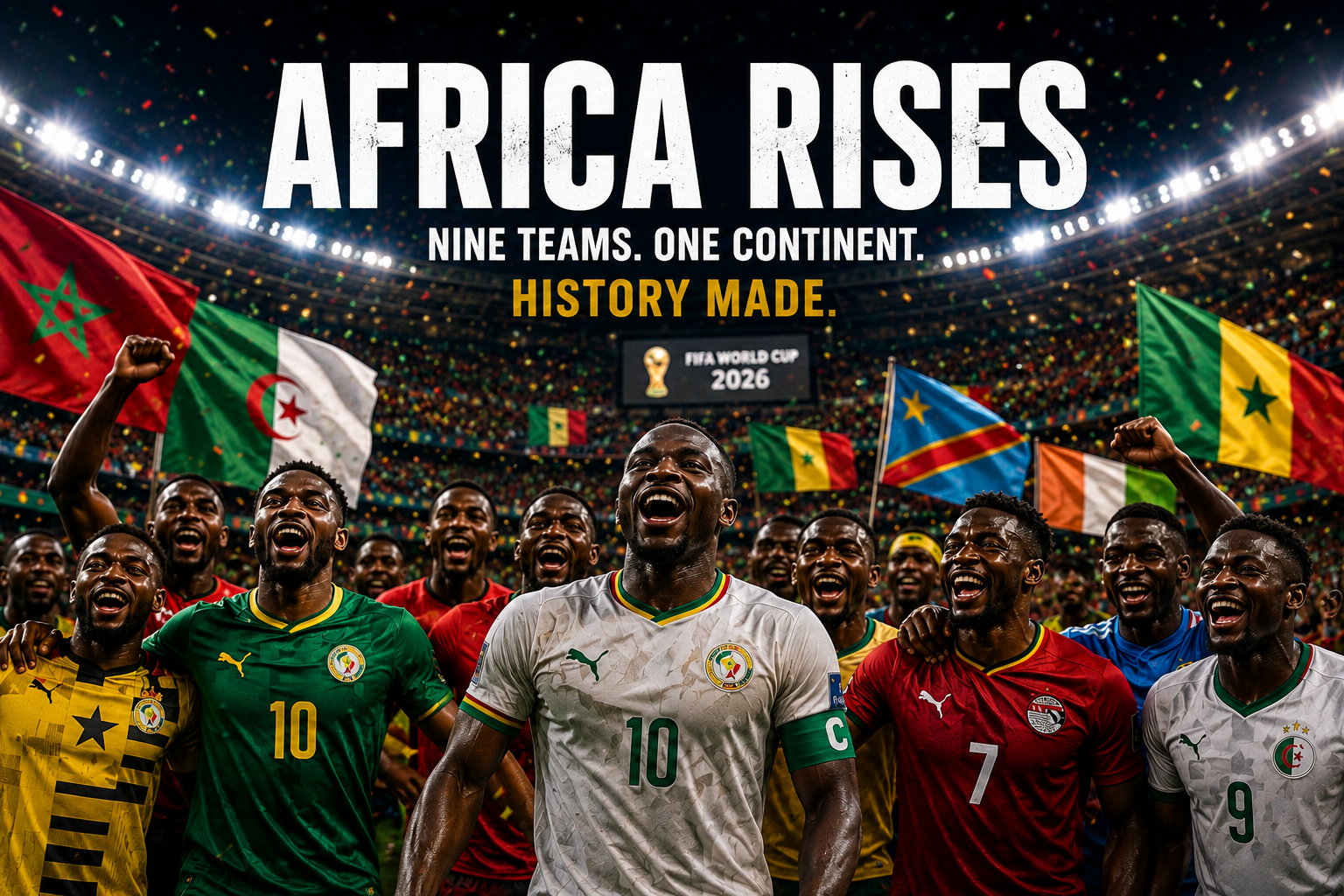The Continent of Pioneers: Africa’s Nine Shatter the World Cup Ceiling