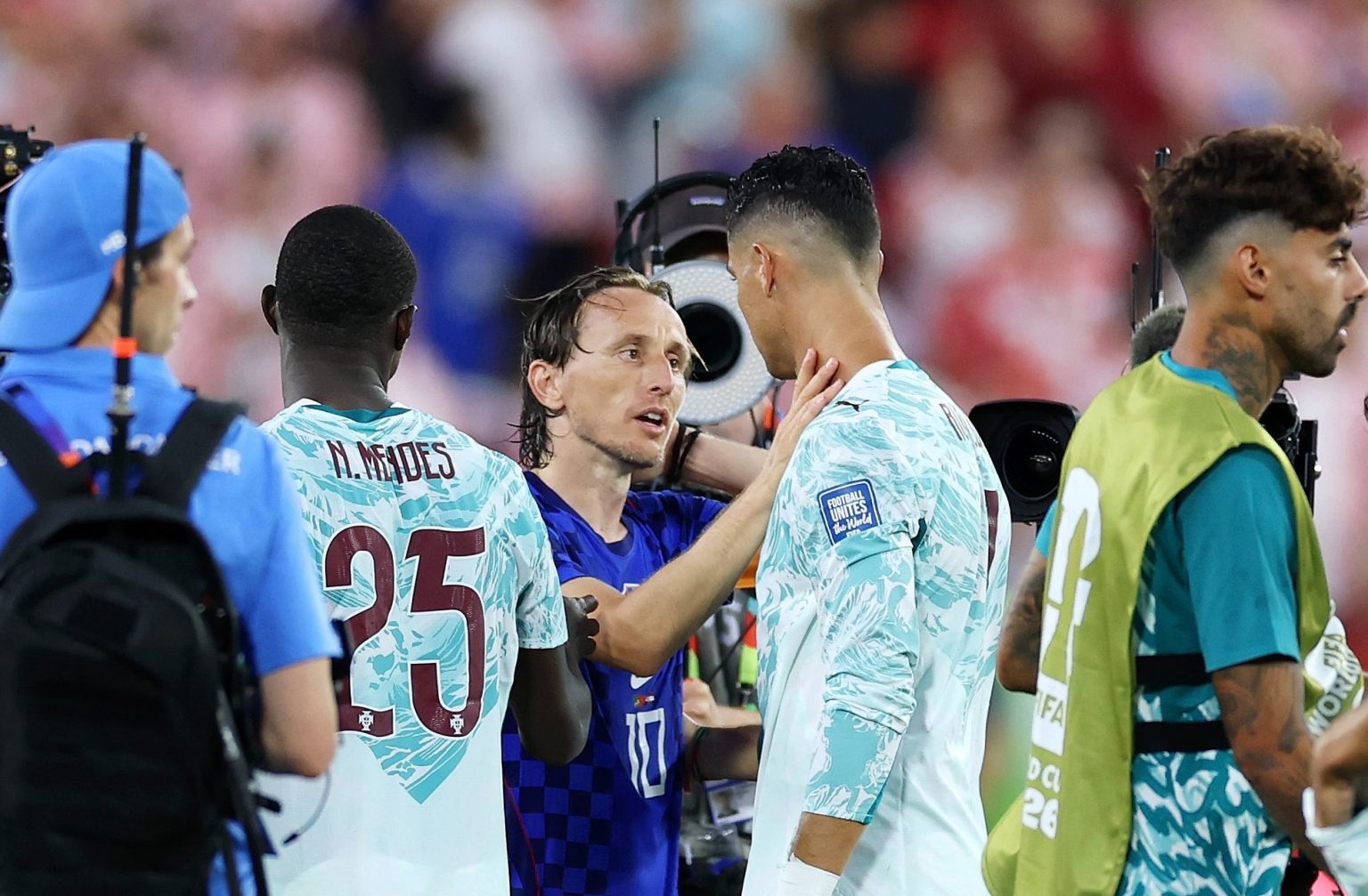 World Cup: What Cristiano Ronaldo Told Luka Modric After Croatia’s Defeat to Portugal