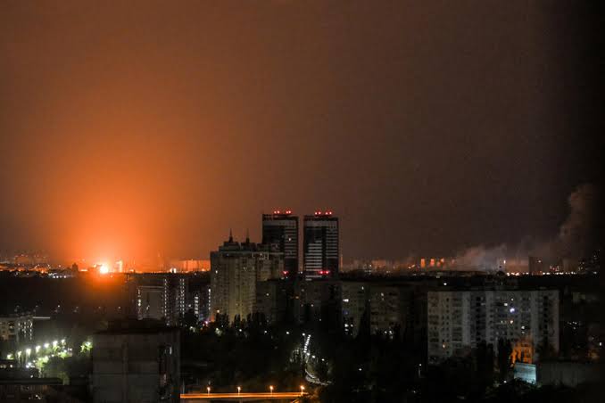 Russian Ballistic Barrage Kills 14 in Kyiv on the Eve of Crucial NATO Summit