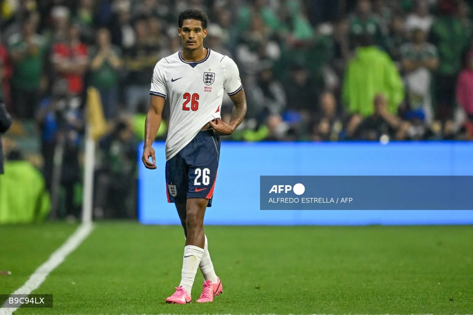 England Defender Quansah Banned for Two World Cup Matches After Red Card