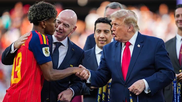 FIFA Crops Trump Out of Spain's World Cup Victory Photo