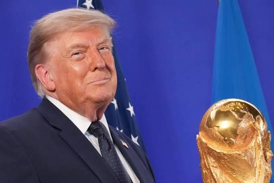 Trump Repeats Club World Cup Act During Spain's World Cup Celebration
