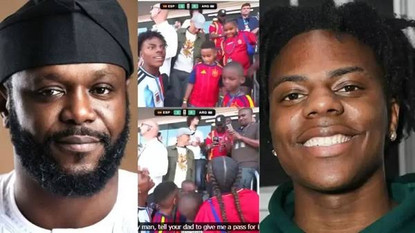 IShowSpeed Meets Seyi Tinubu, Children at World Cup Final