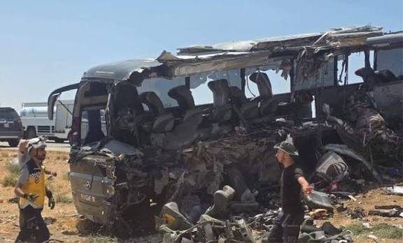 Syria Bus Crash Death Toll Rises to 35