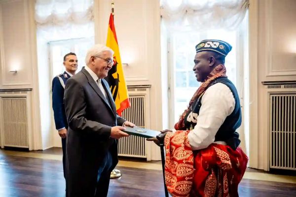 Enang Presents Credentials to German President, Reaffirms Nigeria-Germany Partnership