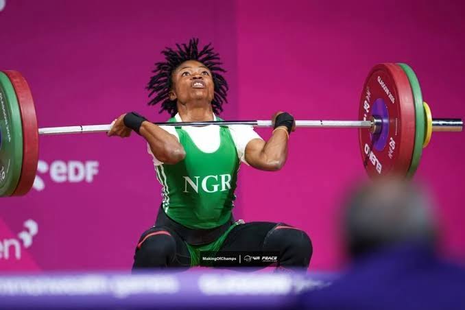 Nyong Battles Back to Win Commonwealth Games Weightlifting Silver