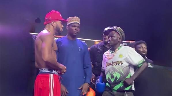 Okocha, Portable Renew Rivalry in Celebrity Boxing Rematch