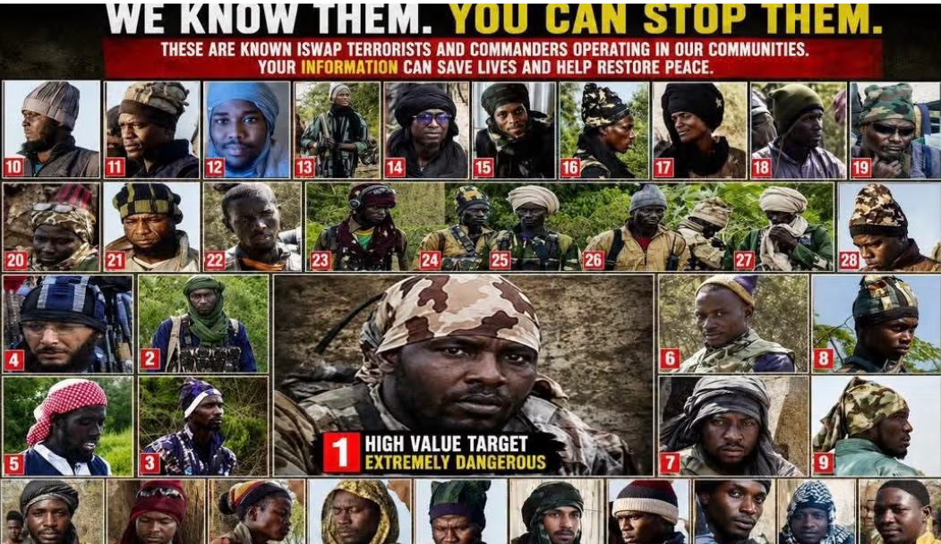 Army Declares 38 ISWAP Leaders Wanted, Offers Reward for Top Commander