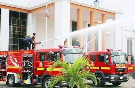 Abuja Filling Station Fire Injures Three Firefighters, Damages FIRS Office