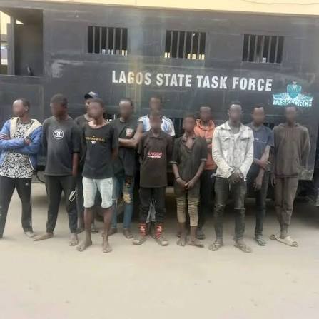 RRS Arrests Miscreants Terrorising Motorists in Midnight Lekki-Ajah Raid