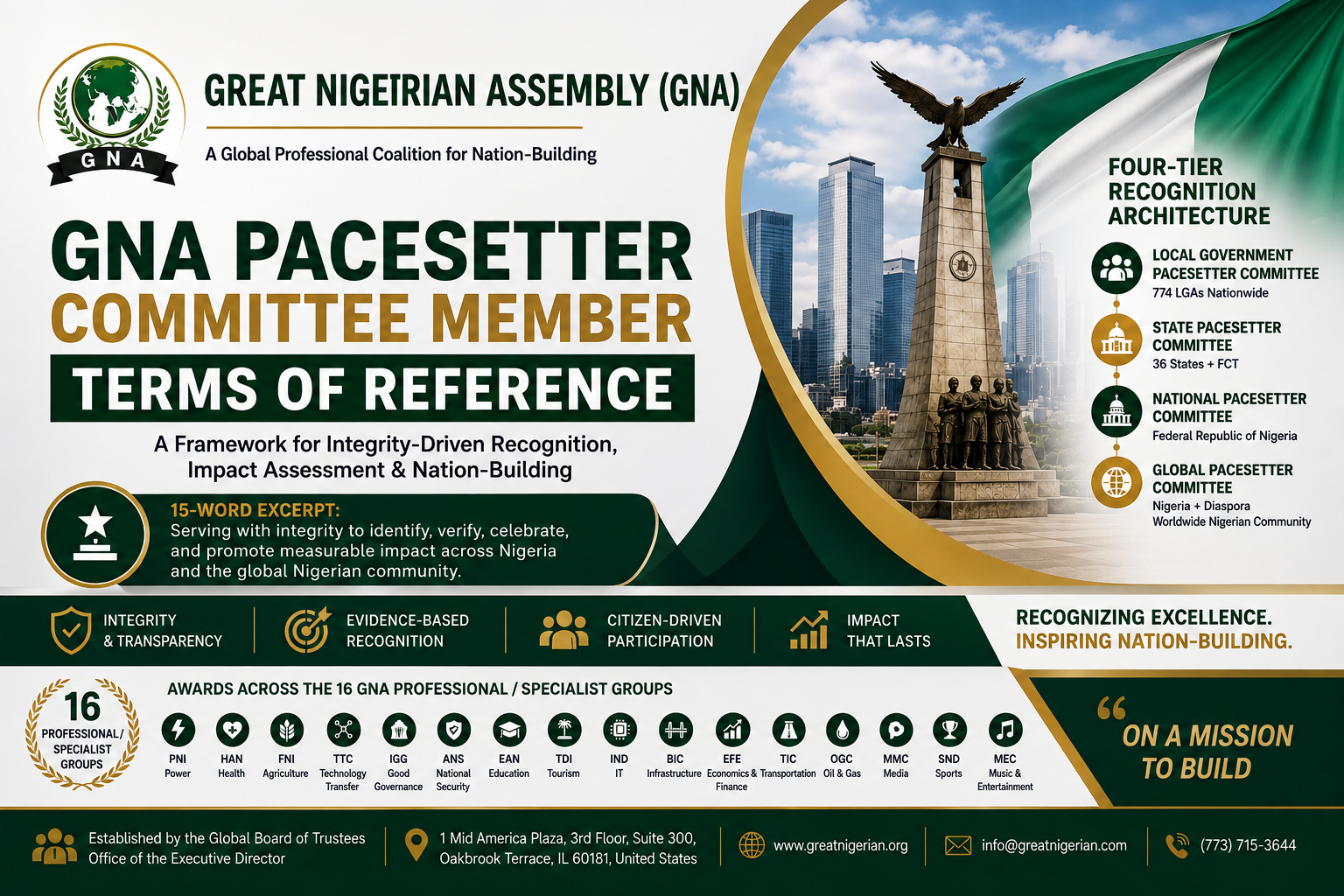GNA Pacesetter Committee Terms of Reference