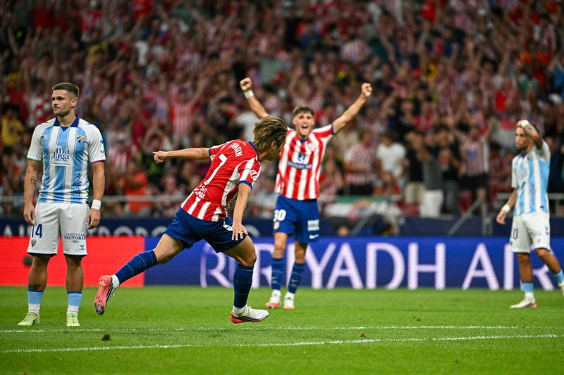 Atletico Open La Liga Campaign With Win Over Malaga