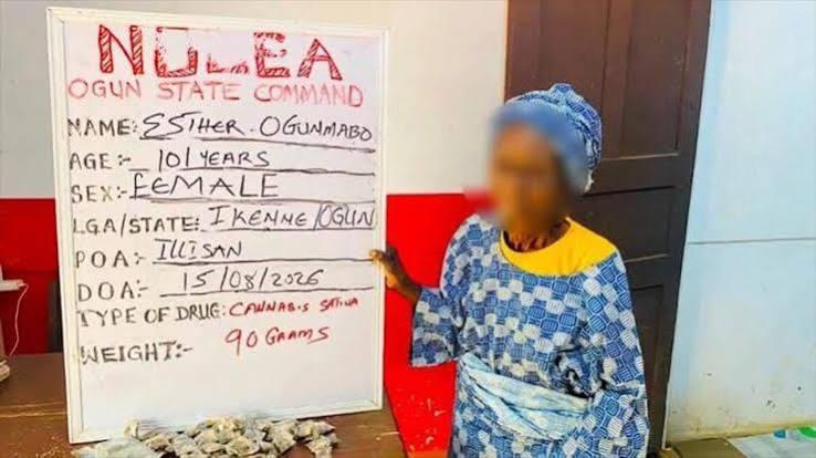 NDLEA Arrests 101-Year-Old Woman, Intercepts Cocaine Hidden in Fufu