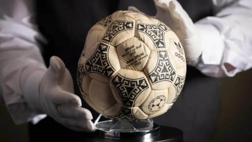Maradona’s ‘Hand of God’ Ball Sells for £2.5m at Auction