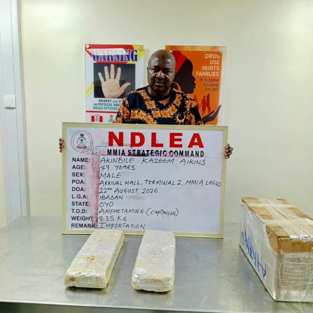 NDLEA Intercepts N6.2bn Drugs Hidden In Ghana Soap, Opioids At Lagos Airport
