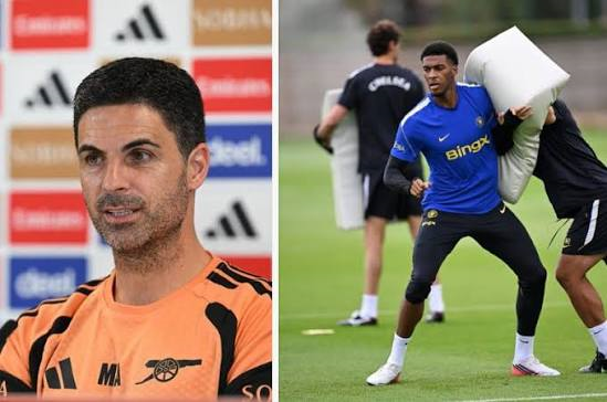 Arteta Downplays Chelsea's Rugby Tackle Pad Training Ahead of Arsenal Derby Clash