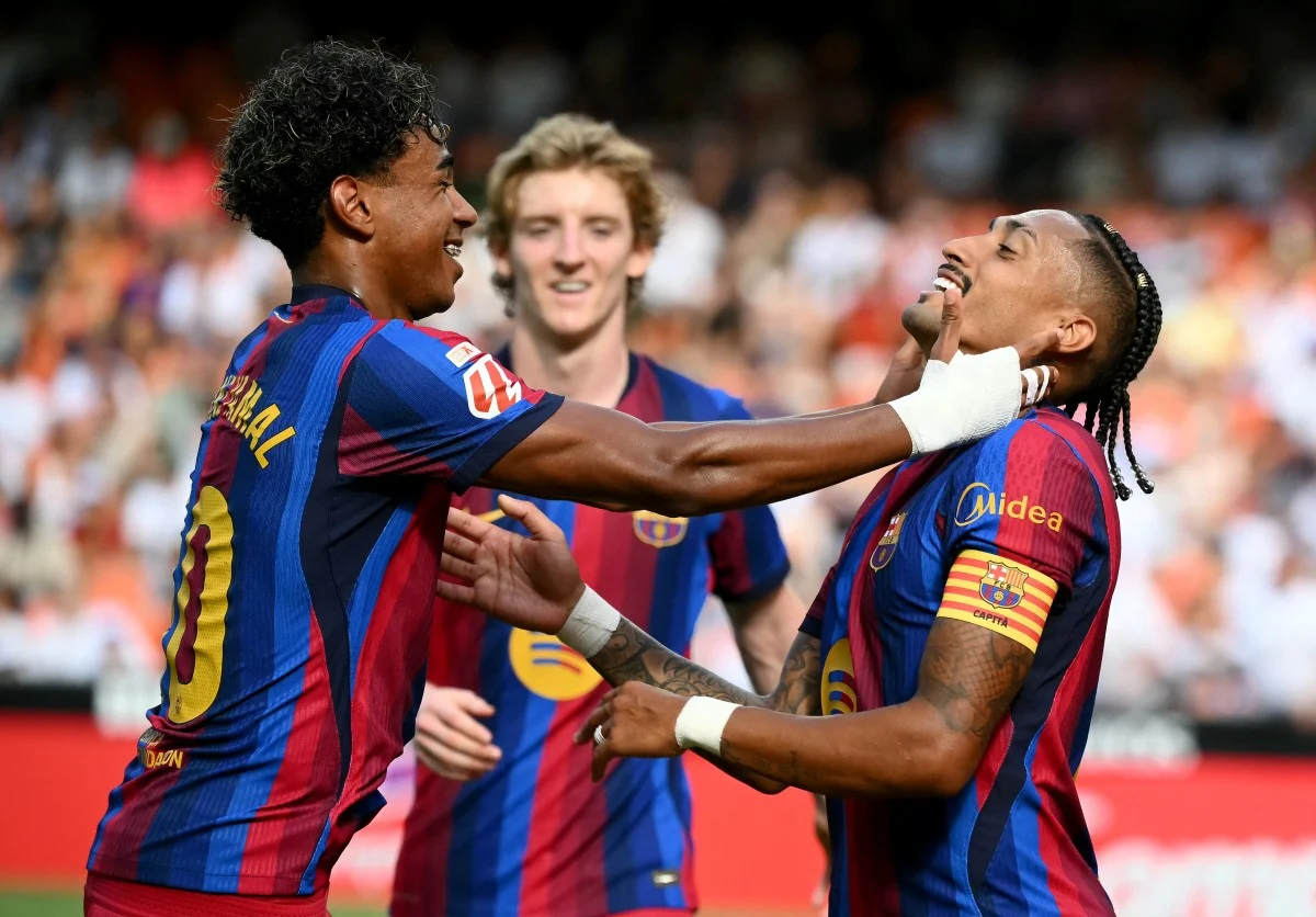 La Liga: Yamal Hits Double as Barca Beat Valencia 5-0