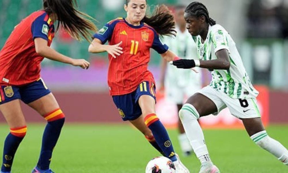 2026 U-20 WWC: Falconets Fall 2-0 To Spain In Group F Opener