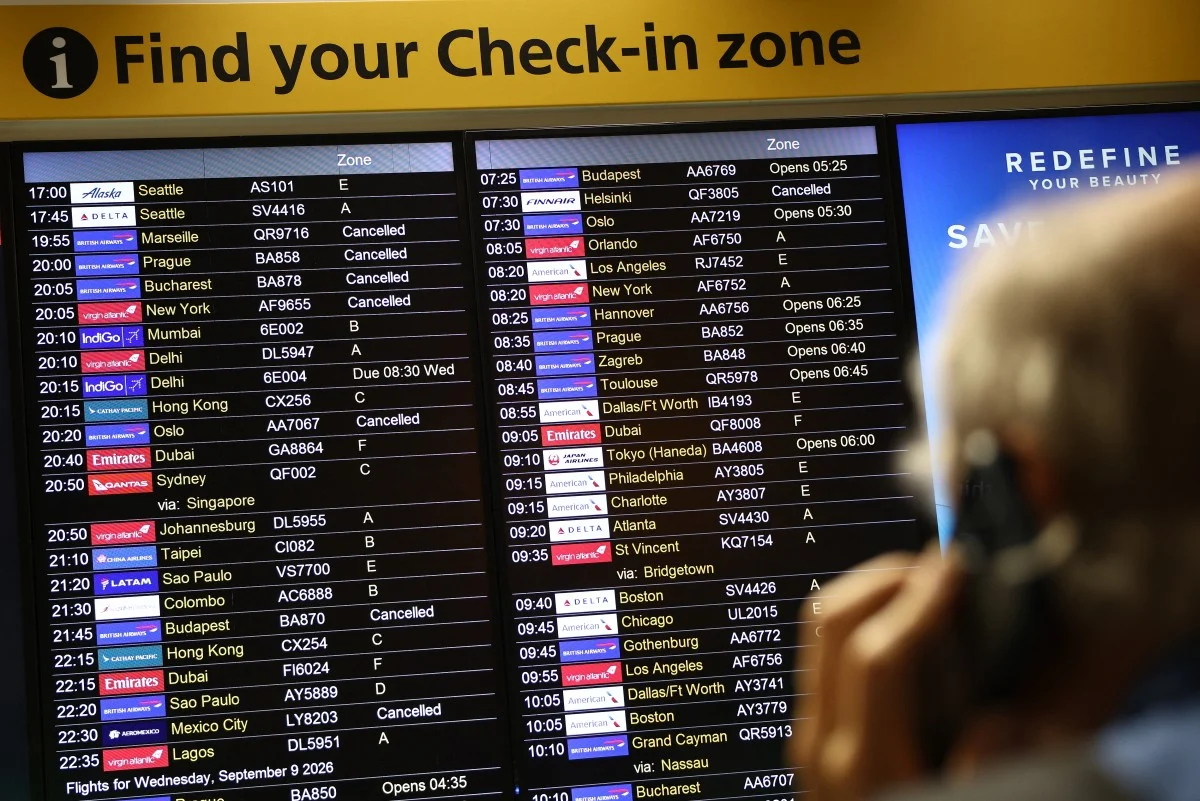 Over 150 UK Flights Cancelled After Air Traffic Glitch