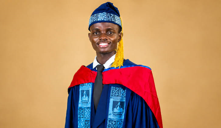 Historic Academic Feat: Ogun State Indigene Samuel Adebanjo Emerges LASU Best Graduating Student with 4.97 CGPA