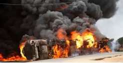 Tanker Spills 33,000 Litres of Diesel After Brake Failure in Oyo