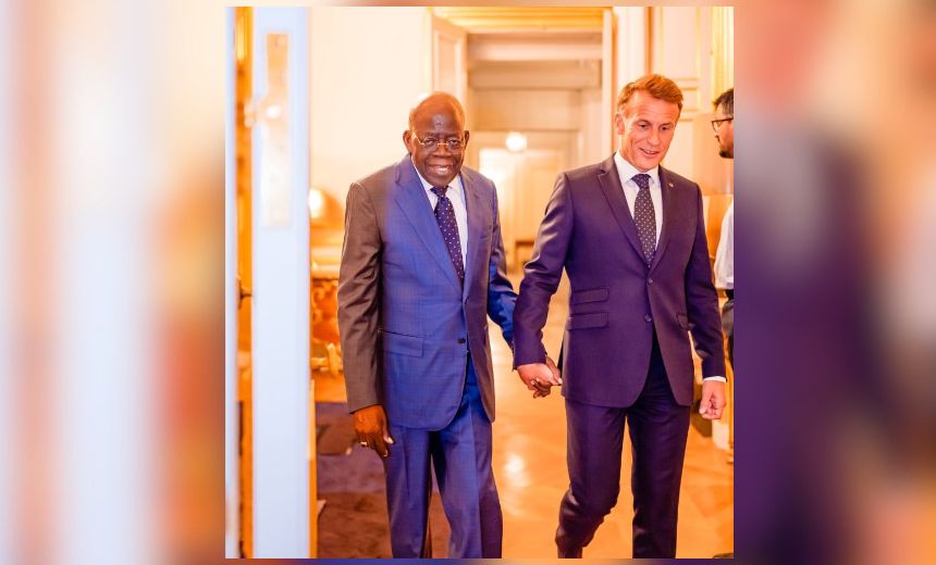 Tinubu, Macron Meet for Private Dinner in Paris