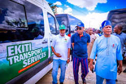 Ekiti Deploys CNG Buses to Cut Transport Fares by 50 Per Cent