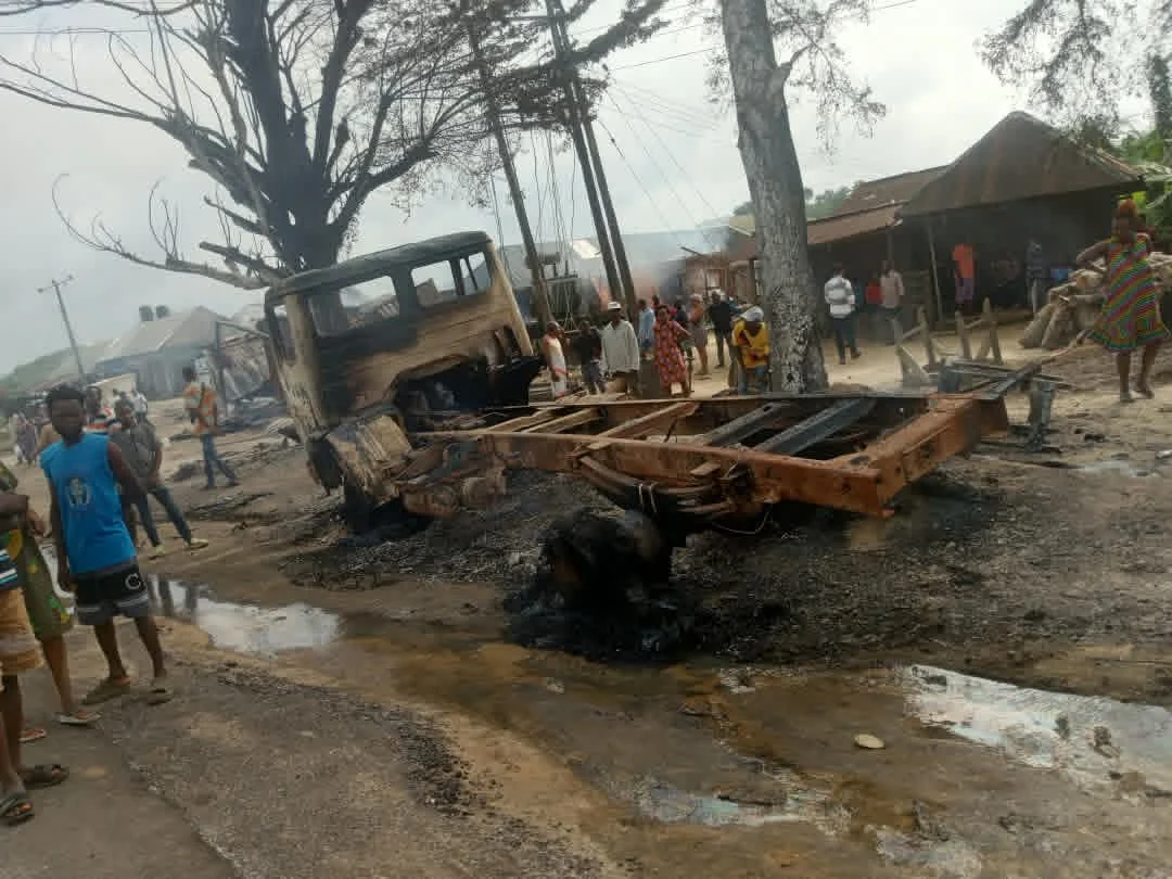 One Dead, Another Injured as Petrol Tanker Crashes in Cross River