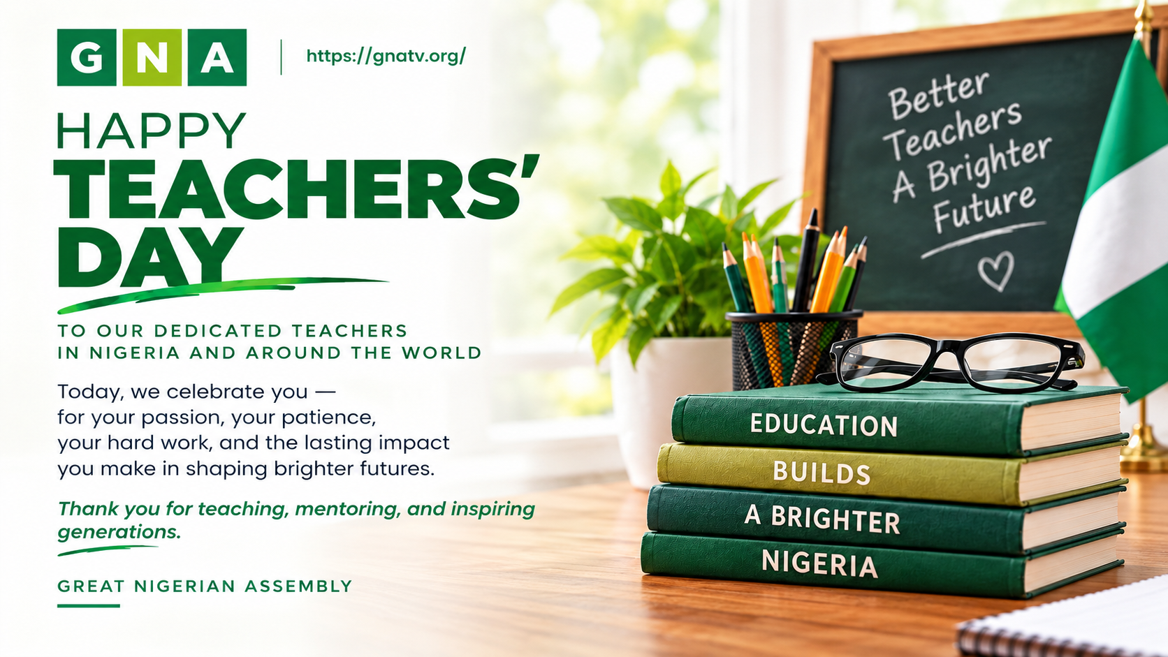 GNA News/TV Celebrates Teachers, Salutes Their Role in Building a Brighter Nigeria