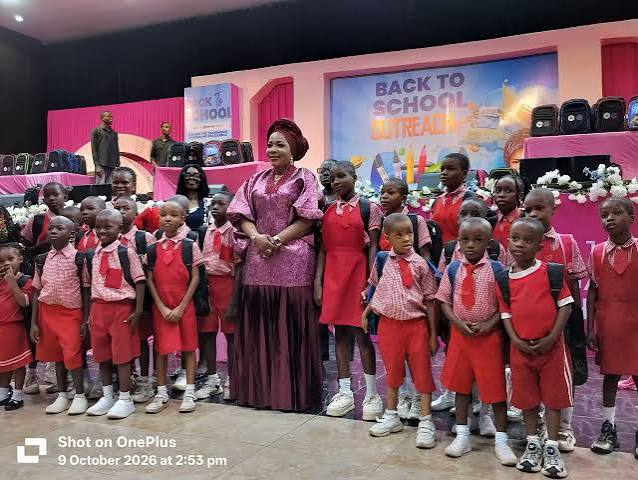 Otti’s Wife Supports 1,000 Abia Pupils With School Materials