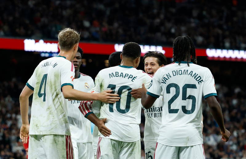 Mbappé Scores Brace as Real Madrid Thrash Sevilla 4-1