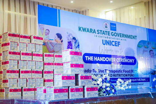 UNICEF Donates 11,580 Cartons of Therapeutic Food to Gombe to Fight Malnutrition