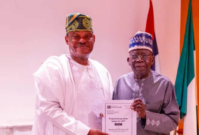 Tinubu Makes History as First Nigerian President to Receive Proposed UN Budget