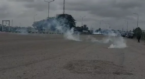 Police Disperse Lekki Tollgate Memorial With Tear Gas