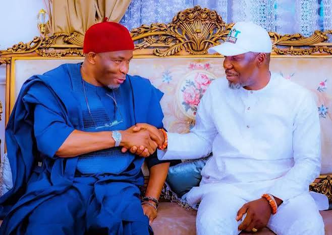 Kalu Meets Tompolo, Mobilises Support for Tinubu’s 2027 Re-election