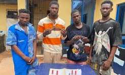 Police Arrest Four Suspected Armed Robbers, Cultists in Delta