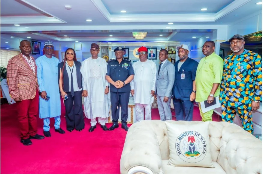 IG Disu Visits Ministry Of Works, Pledges Police Protection For Major Projects