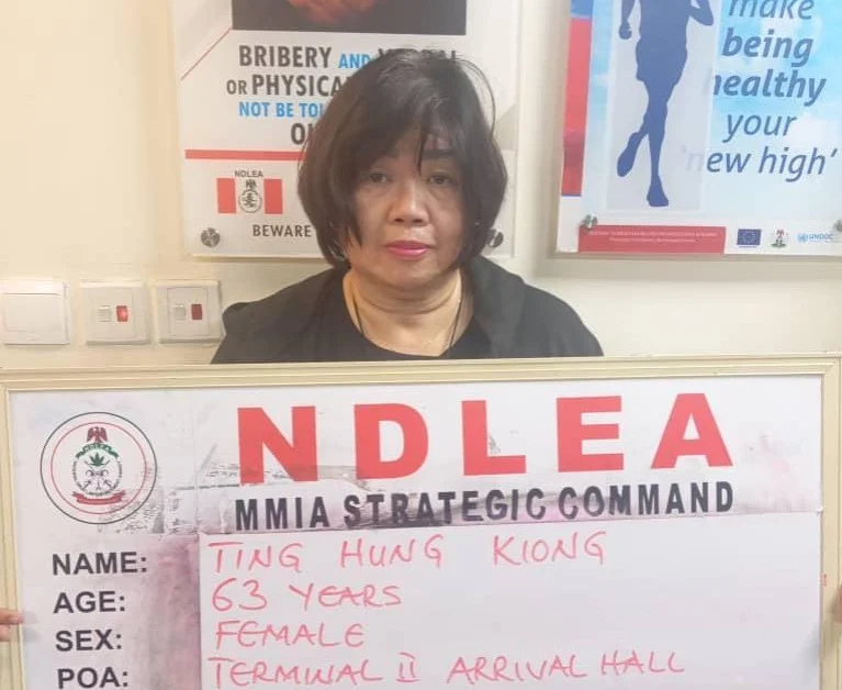 63-Year-Old Chinese Woman Arrested With 31kg Canadian Loud at Lagos Airport